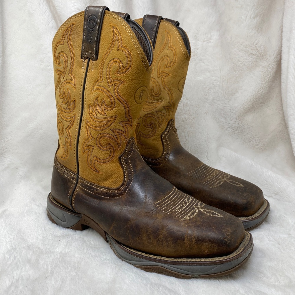 Tony Lama Junction RR3350 Men's Brown Mid-Calf Pull-On Western Boot 9.5D